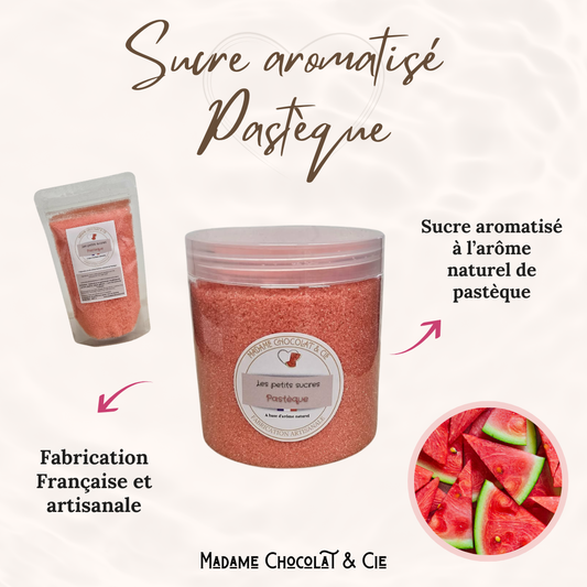 sucre aromatisé - pastèque -
