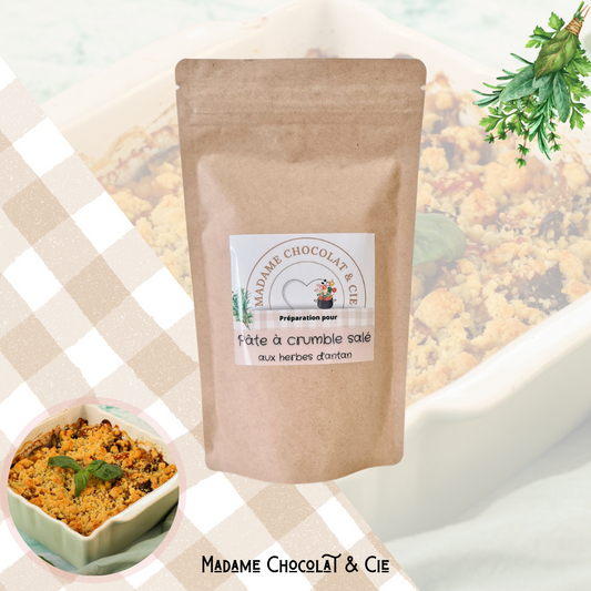 Pâte à crumble salé aux herbes d’Antan