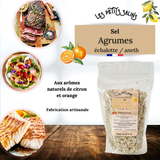 Sel Agrumes / Aneth / échalote