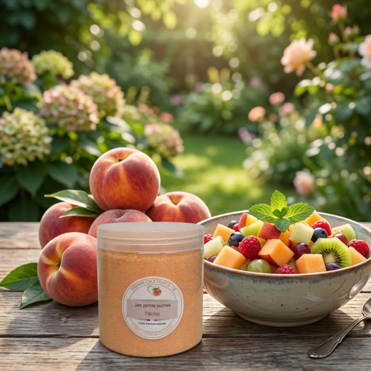 Sucre aromatisé - pêche  -