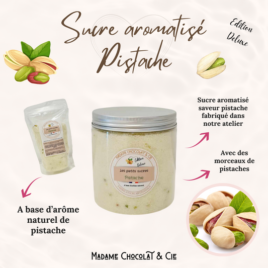 Sucre aromatisé – Pistache – Edition Deluxe
