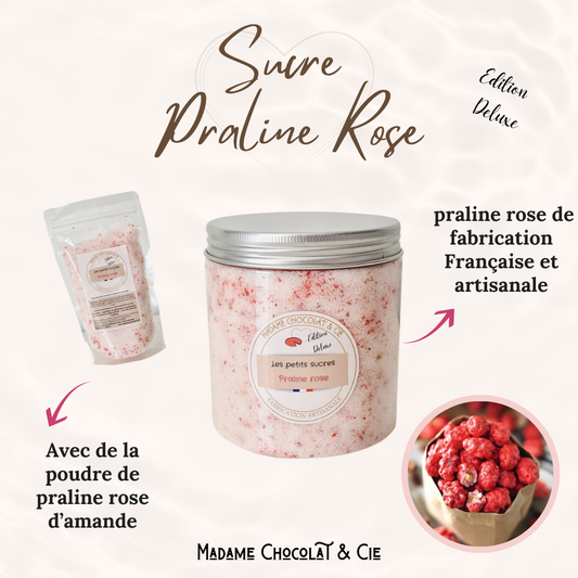 Sucre aromatisé – Praline rose – Edition deluxe