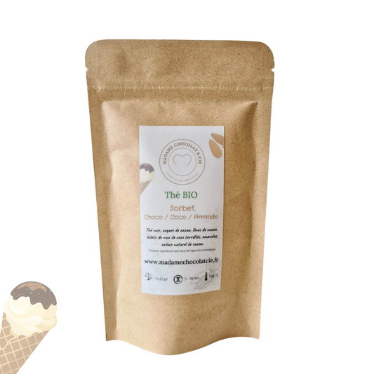 Sachet thé Bio – Sorbet Choco Coco Amande – 50 G