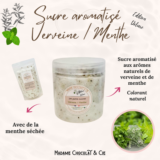 Sucre aromatisé – Verveine / Menthe – Edition Deluxe